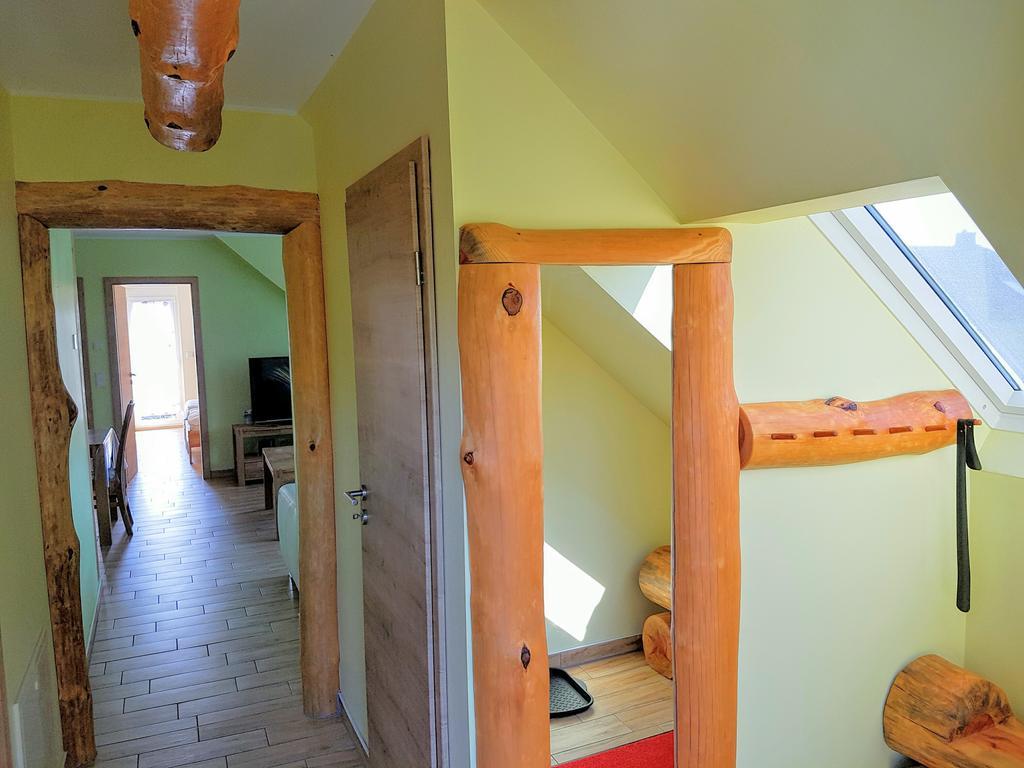 Ferienwohnung Am Muehlstein 뤼벤 외부 사진