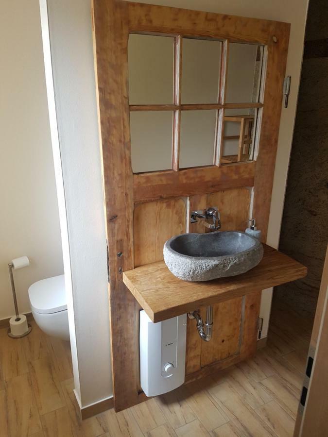 Ferienwohnung Am Muehlstein 뤼벤 외부 사진